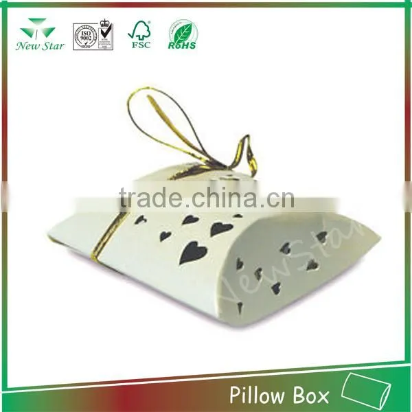 cheap Hot sale lovely paper pillow packaging boxes