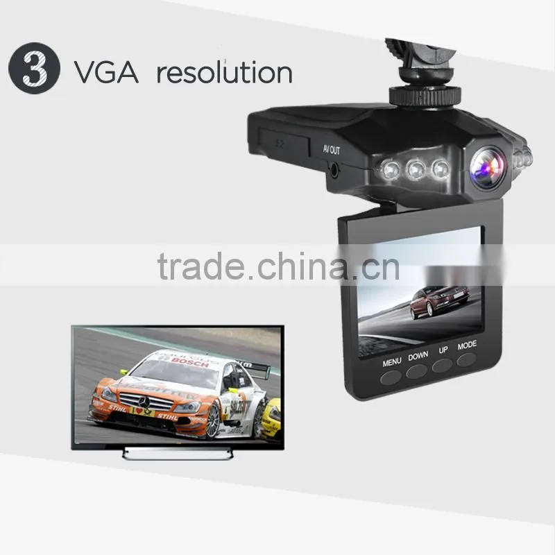 2.5 inch TFT LCD screen H198 security monitoring system the hd driver recorder mini DVR camera