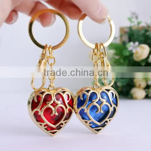 Hot sale the Legend of Zelda keychain key rings PC online game key chain game keychain new metal keychain
