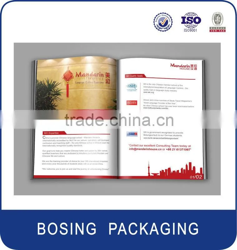Offset printer brochure printing