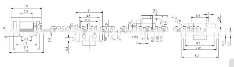 tact switch knob ts-1112em