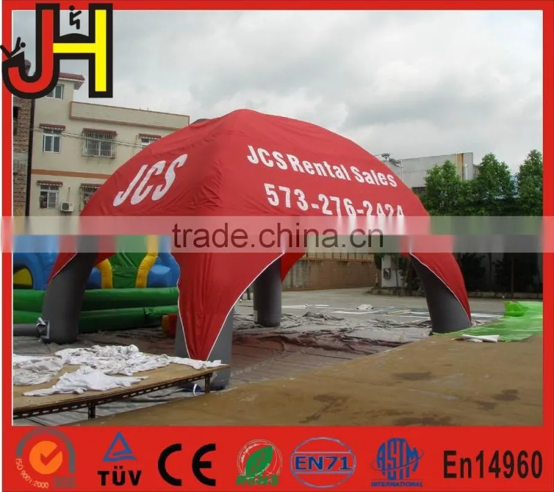Professional best quality 6m high with 4 legs inflatable spider tent