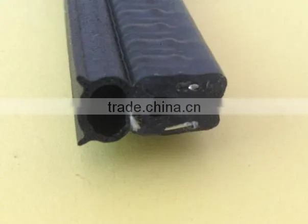 Black composite extruded epdm rubber door and window seal strips for cabinet