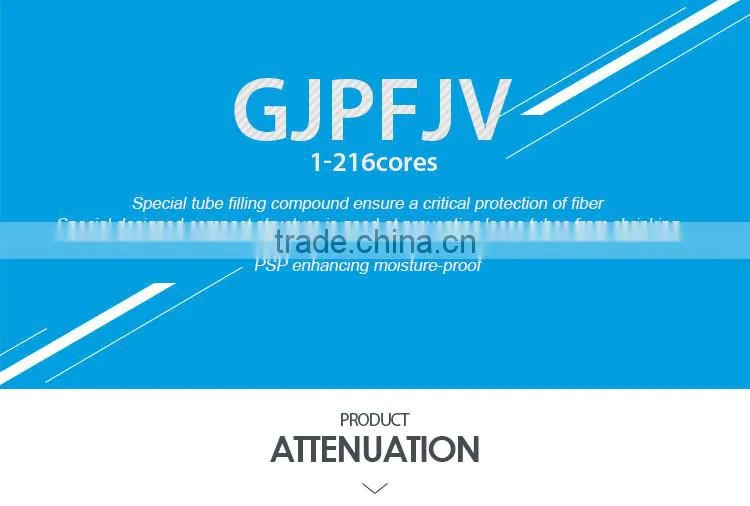 1 core fiber optic cable GJPFJV for telecommunication