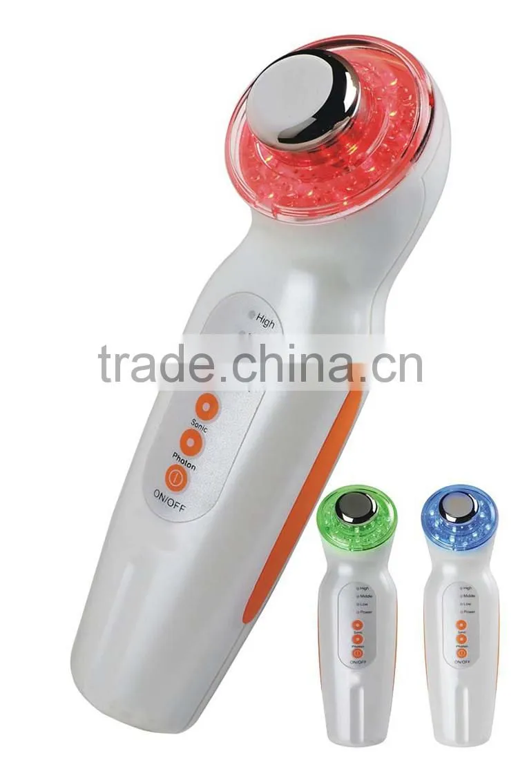 Multifuncational 3mhz ultrasonic facial skin scraper beauty machine for sale