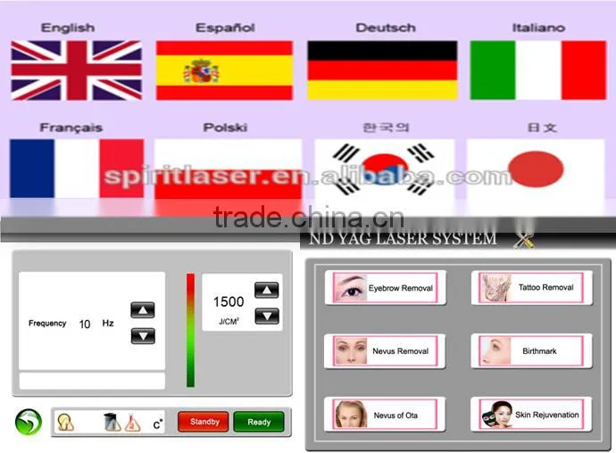 Laser Type and Yes Q-Switch laser tattoo remover price for clinic beauty equipment