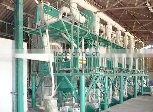 50T per day wheat milling machine small and middle wheat flour makin line wheat powder producer from China