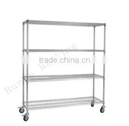 CW-20 chrome wire oven tubular shoe shelving rack