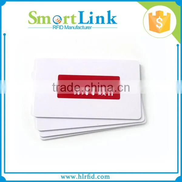 Manufacturer printing HF 13.56MHz Plastic PVC RFID Card for time attendance