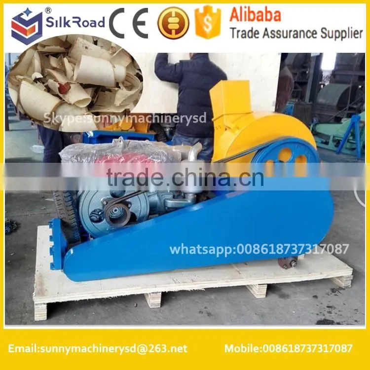 Animal bedding wood shaving making machine