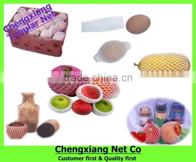 Fruit vegetable bottle package Foam Sleeve Net