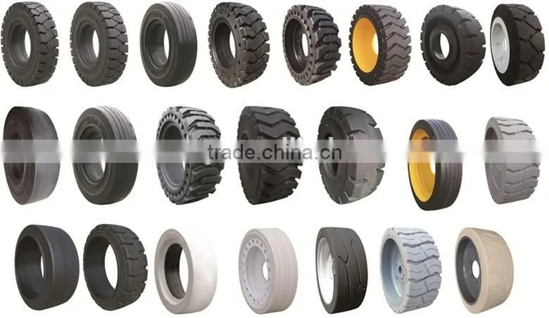 solid tire press wheels for trucks with long warranty high quality