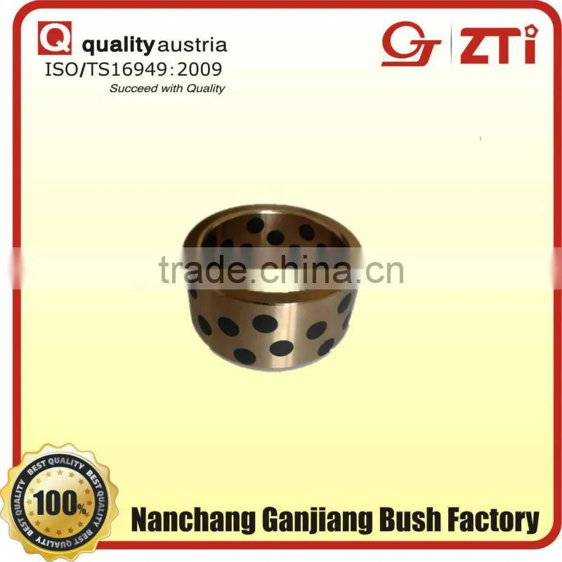 solid-lubricating bronze graphite bush