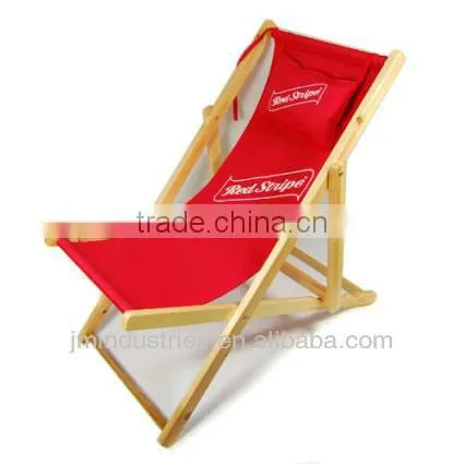 Outdoor Wooden Foldable Beach Sling Chair