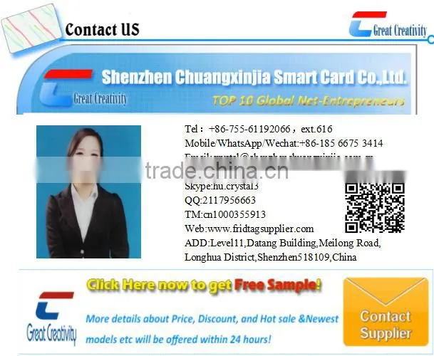 customizable good look shaped plastic cards