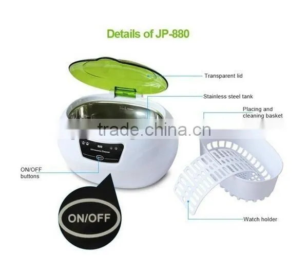 Ultrasonic brush cleaner used, JP-880 ,600ml