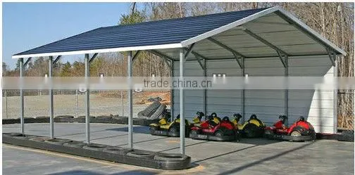 ISO certified steel structure garages high quality