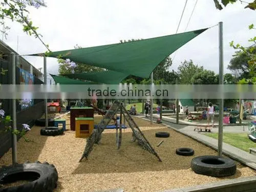 HDPE garden sun knitted shade sail cloth
