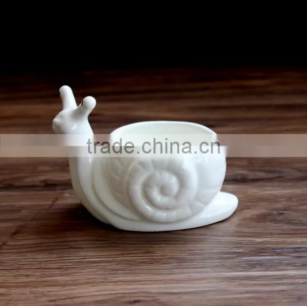 New style creative cute animal shape ceramic flower pots for succulents with hole