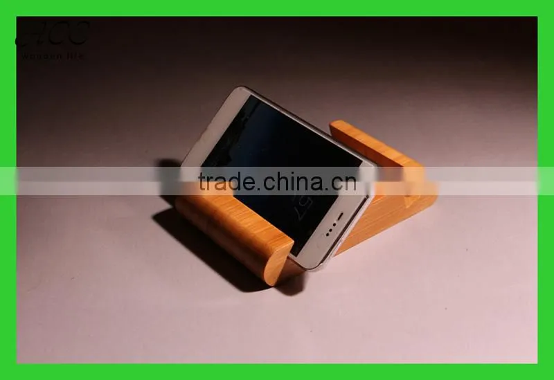 High quality exquisite bamboo phone stand