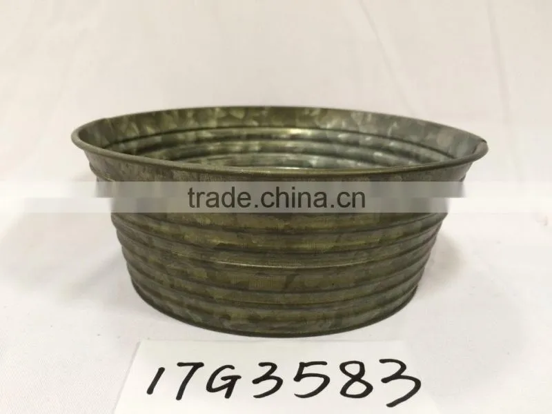 china special design grey little house shape garden metal flower pot planters