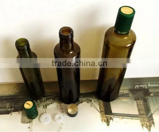 Glass olive oil bottles cooking oil glass bottle dark green glass olive oil bottle