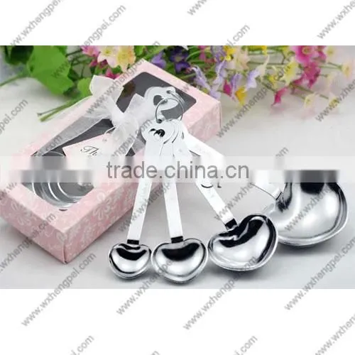 Wedding favour love spoon four piece gift box packaging independently