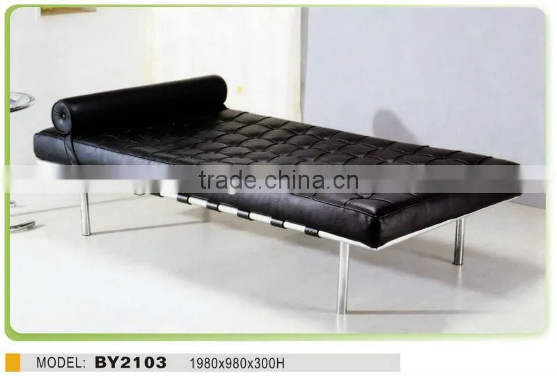 daybed with cushion high quality cheap barcelona bed BY2103