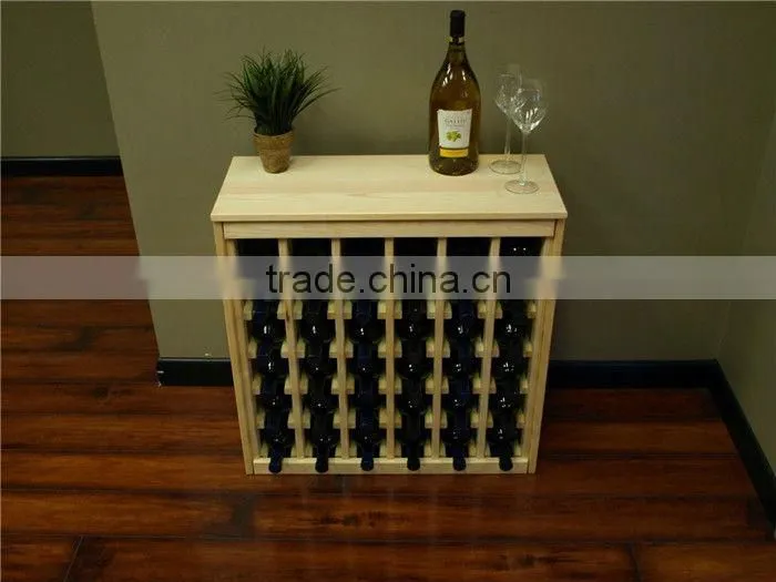 36-Bottle Wooden Wine Rack for home/bar