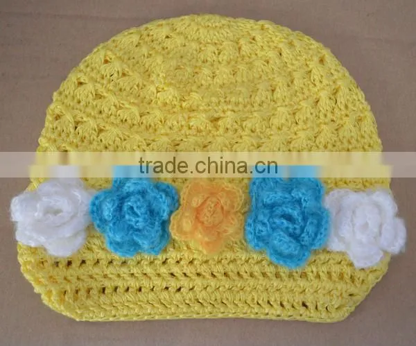 2013 Wholesale baby hat christmas elves newsboy caps with flower red hat christmas baby hat wholesale