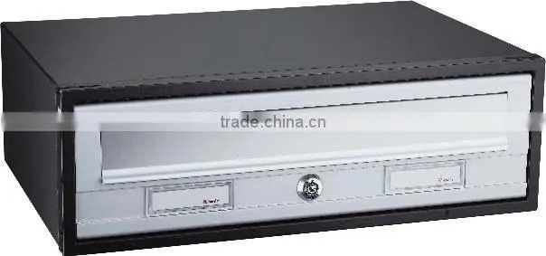 FQ-116 Lockable Apartment Postbox,Stainless Steel Letterbox, Apartment Mailbox