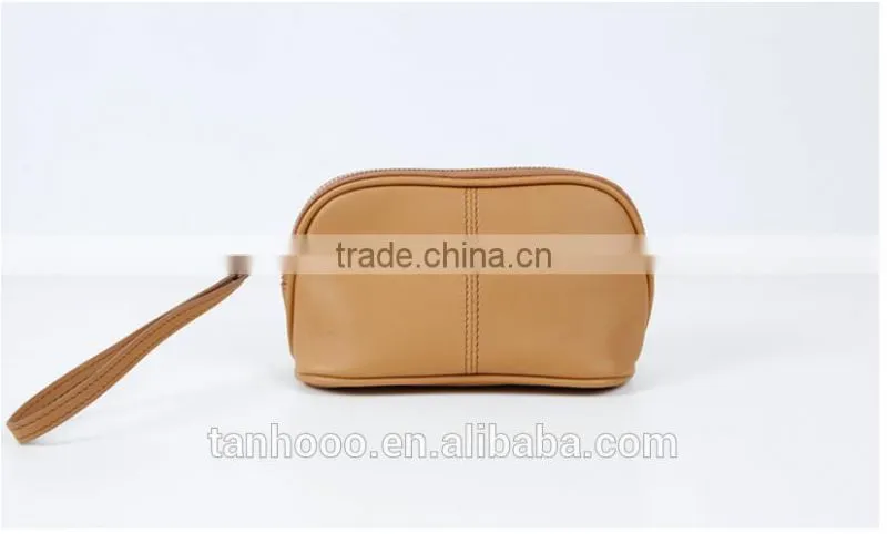Fashion travel hanging professional wholesale PU leather makeup bag