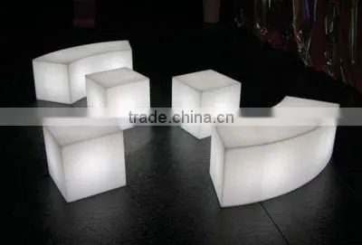 led aquare stool/nightclube furniture