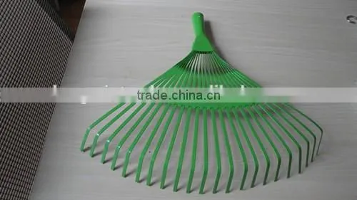R110 Steel Material Green&Red&Black Paint Sprayed Farming Tools&Garden Tools Rake