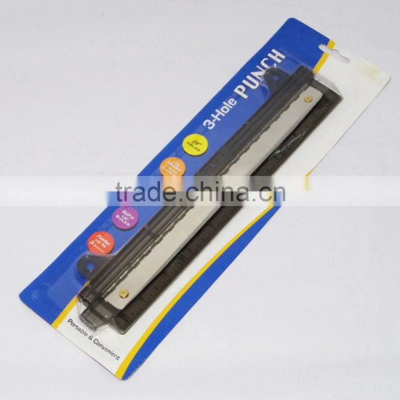 Cheap office plastic simple folder 3 Holes Paper Punch