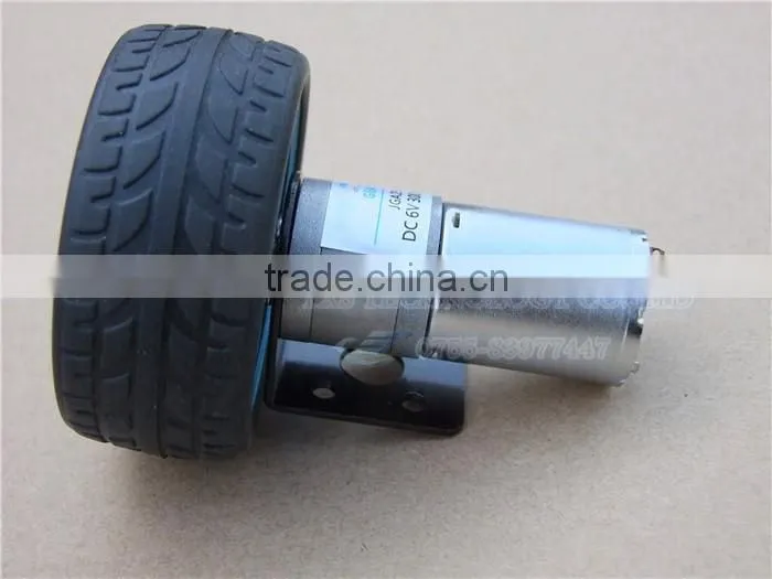JGA25-370 6V 50rpm 100rpm 150rpm 200rpm 300rpm DC Gear Motor Whole Set for Intelligent Vehicle or Robot
