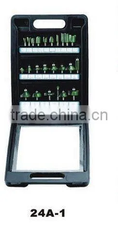 24 pcs bit sets in 3 floors rank in one fold box