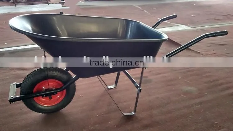 2016 hot selling plastic wheel barrow used in building and farming