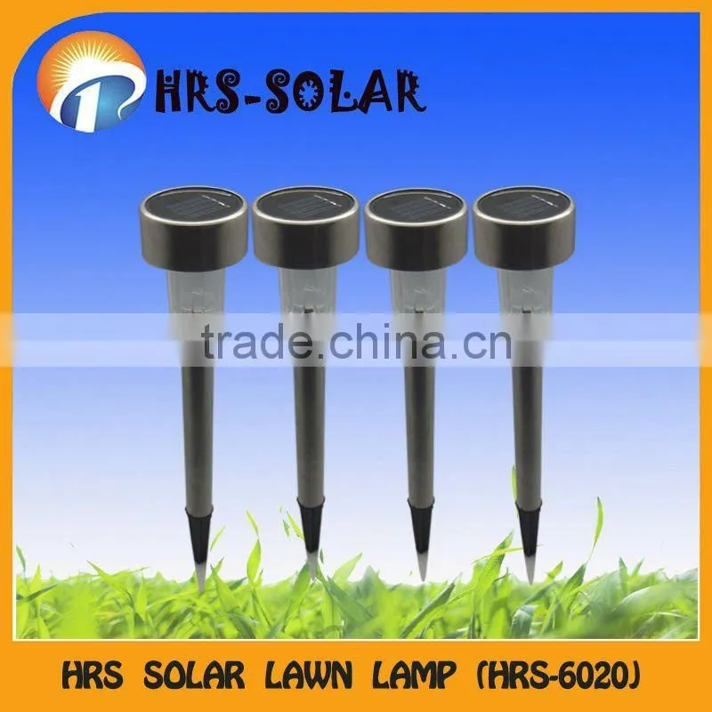 2012 HOT SELLING HRS solar garden light /HRS solar lawn lamp