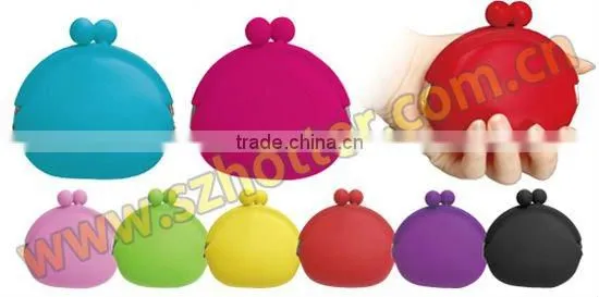 silicone rubber decorations for women cosmetic bag