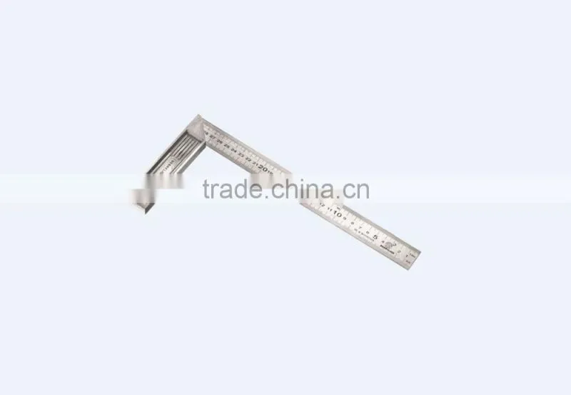Berrylion 500mm Square Ruler Stainless Steel Clear Scale Alloy Square Ruler