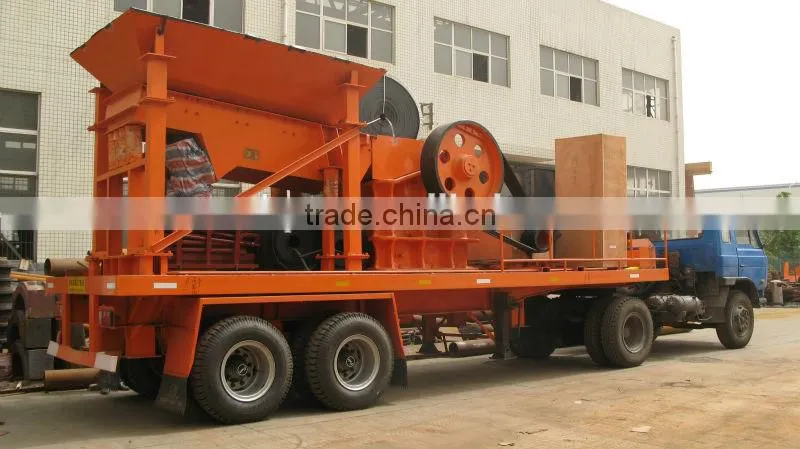Hot Selling small integrated portable crusher plant 50tph