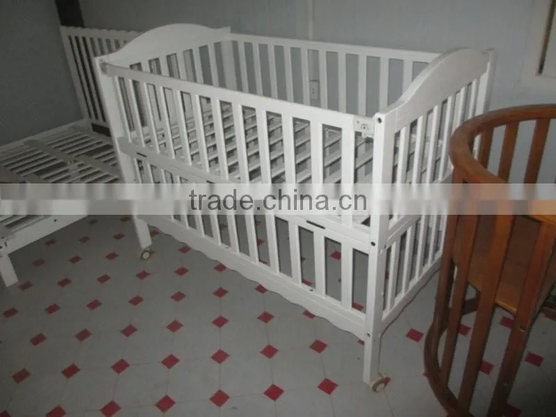 popular solid beech wood multifunction baby cribs children bed