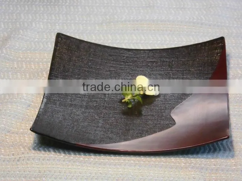 Urushi Craft Japanese Lacquer Ware, traditional urushi ware, hand made exotic ware, red green and yellow