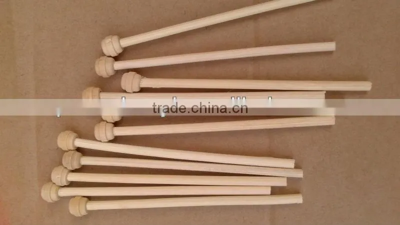 2016 hot selling 25MM/6*75MM Reed Diffuser Rattan Stick with Beads ;Natural Material Rattan with 10mm beads