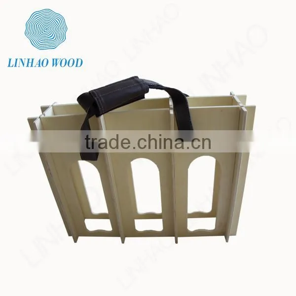 foldable wooden wine bottle display,portable wooden wine display