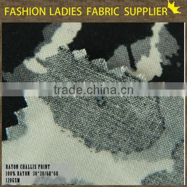 fashion ladies fanbric printed viscose rayon fabric alibaba china