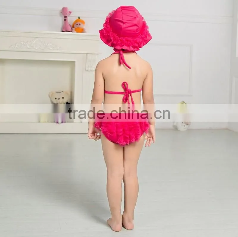 2017 Baby summer beach clothing set baby bikini kids swimwear fashion swimming wear for children