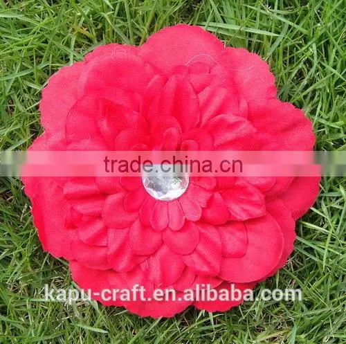 Cute handmade artificial peony flower hair clip