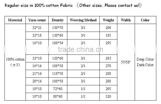 SALE!!! 280g woven cotton fabric with 20*16 108*58 yarn dyed 100% cotton